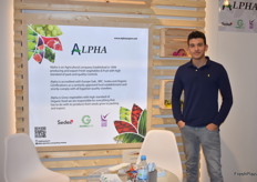 Youssef Fawzi Dawoud from Alpha. The Exgyptian company exports spring onions to the United Kingdom, Italy and some other countries in Europe.